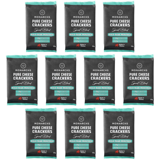 Monarchs Crackers Pure Cheese Crackers Bold Blue Heritage