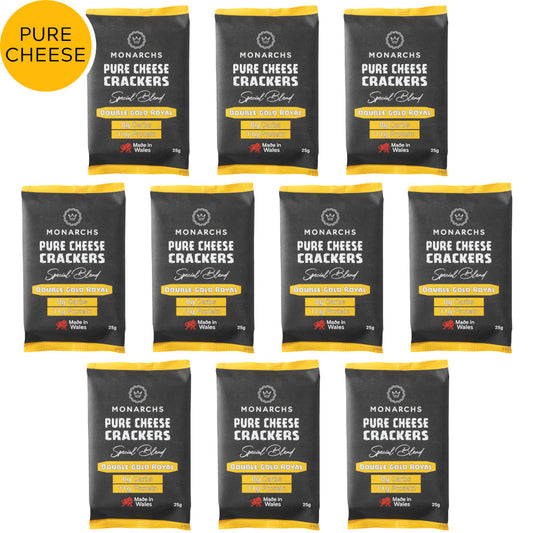 Double Gold Royal Cheese Crackers (10 x 25g)