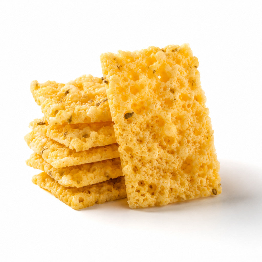 Fresh Garlic & Oregano Cheese Crackers (10 x 25g)