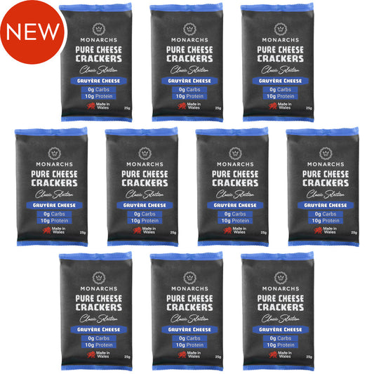 Monarchs Crackers Pure Cheese Crackers Gruyere Bundle