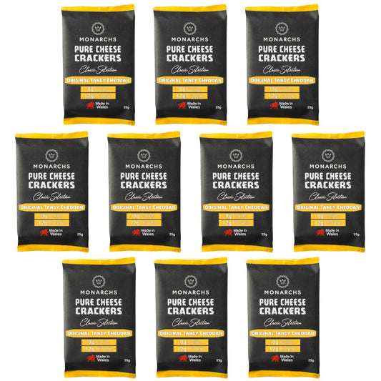 Monarchs Crackers Pure Cheese Crackers Original Tangy Cheddar