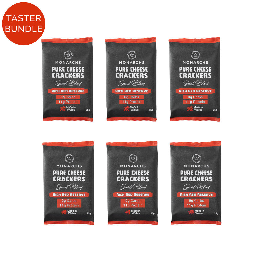 Monarchs Crackers Pure Cheese Crackers Rich Red Reserve