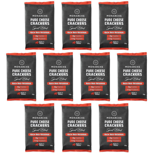 Monarchs Crackers Pure Cheese Crackers Rich Red Reserve