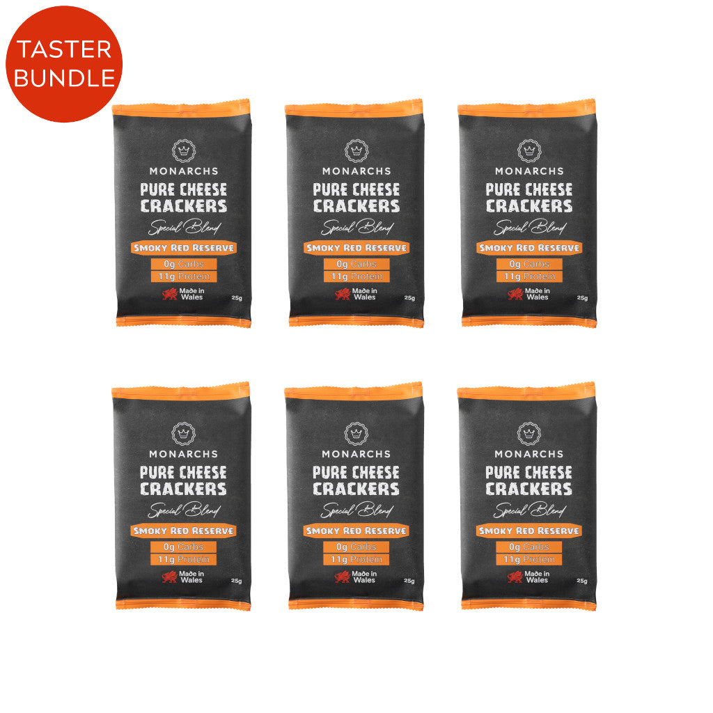 Monarchs Crackers Pure Cheese Crackers Smoky Red Reserve