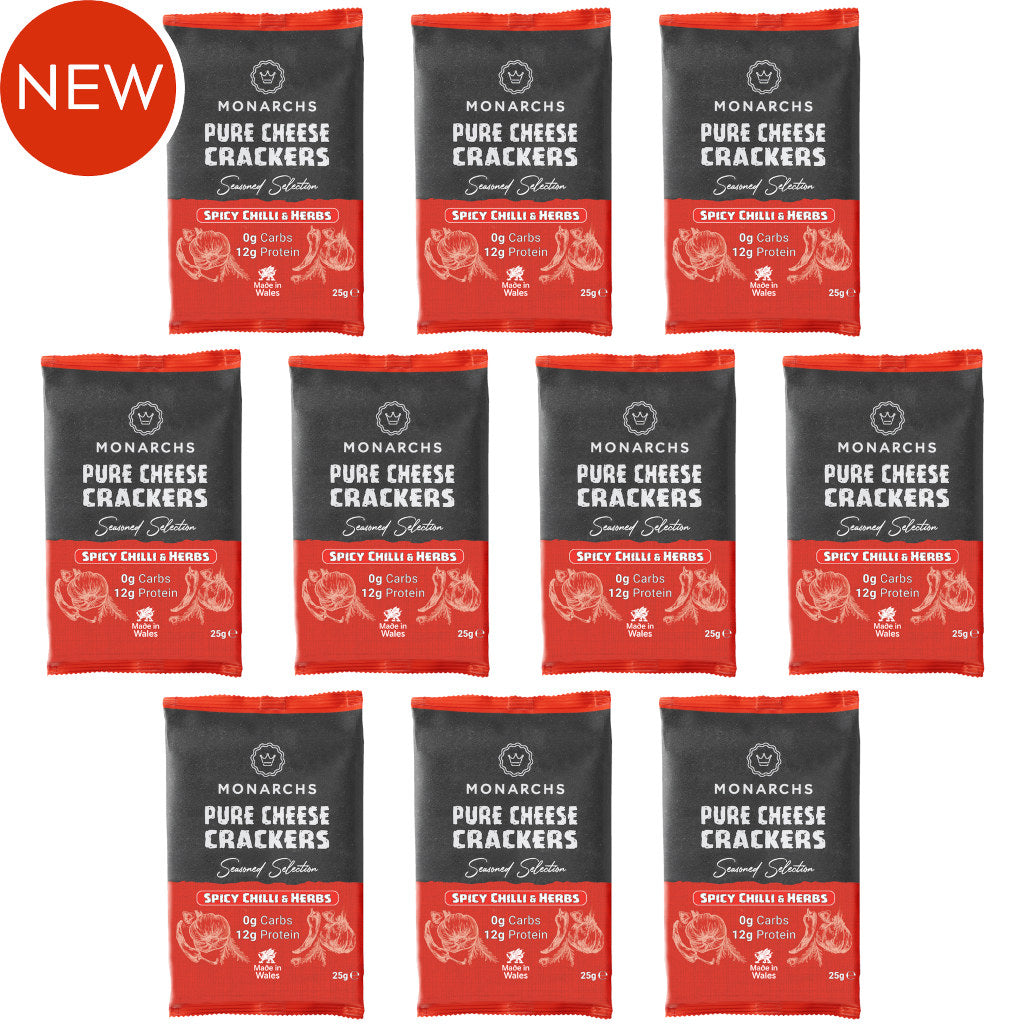 Monarchs Crackers Pure Cheese Crackers Spicy Chilli Herbs Bundle