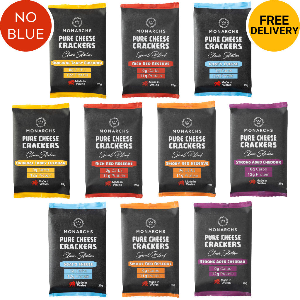 Monarchs Crackers Pure Cheese Crackers Variety Bundle