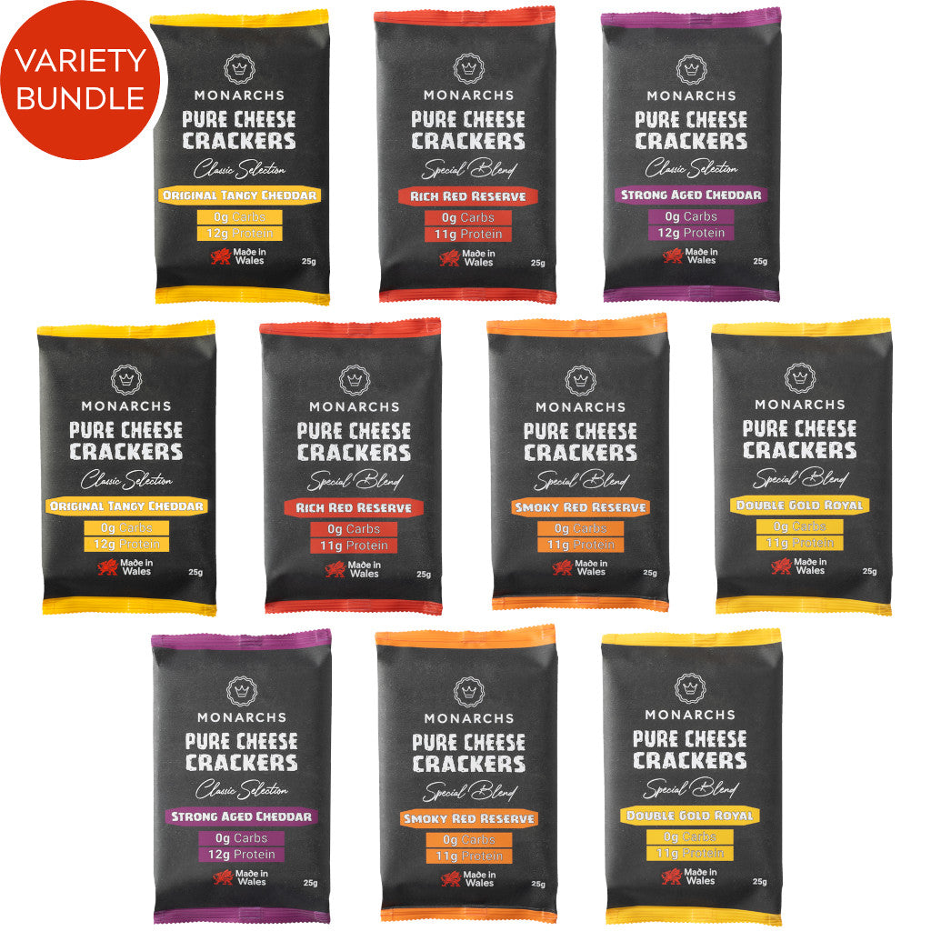 Monarchs Crackers Pure Cheese Crackers Variety Bundle