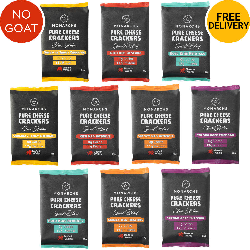 Monarchs Crackers Pure Cheese Crackers Variety Bundle