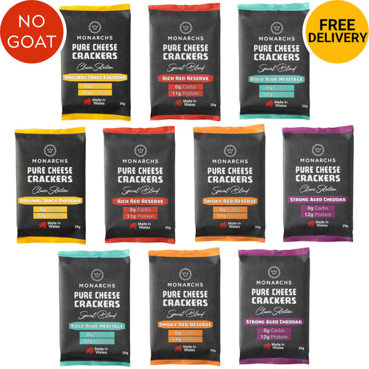 Monarchs Crackers Pure Cheese Crackers Variety Bundle